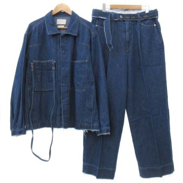 暖色系 ヨーク YOKE 美品 21SS デニム セットアップ 3 ライト