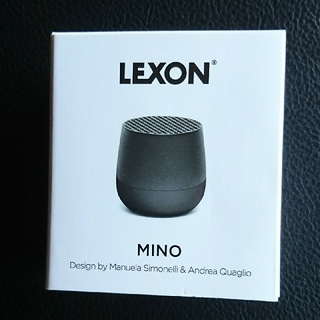 レクソン(LEXON)の【新品未使用品】LEXON スピーカー LEXON ガンメタ Bluetooth(スピーカー)