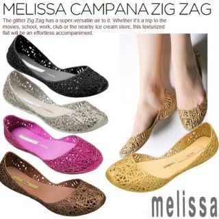 メリッサ(melissa)の黒・melissa メリッサ　カンパーナ　ジグザグ(ハイヒール/パンプス)