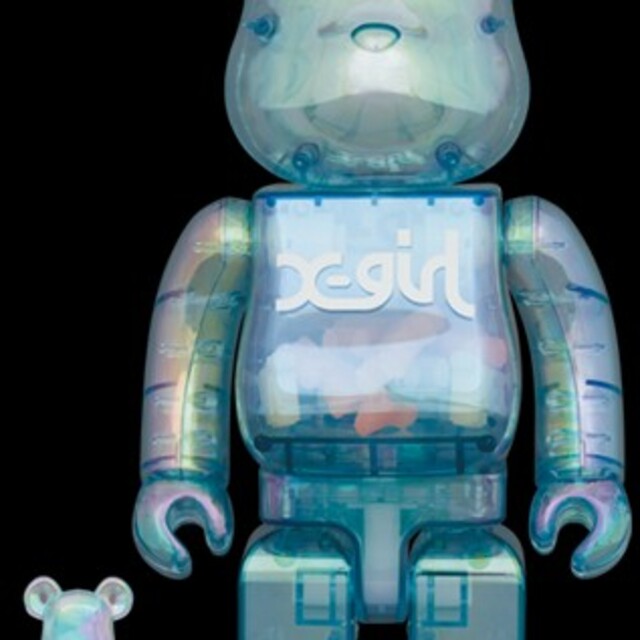 X-girl(エックスガール)のBE@RBRICK X-girl 2021 100％ & 400％ エンタメ/ホビーのフィギュア(その他)の商品写真