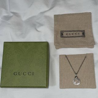 グッチ(Gucci)のGUCCI シルバーネックレス(ネックレス)