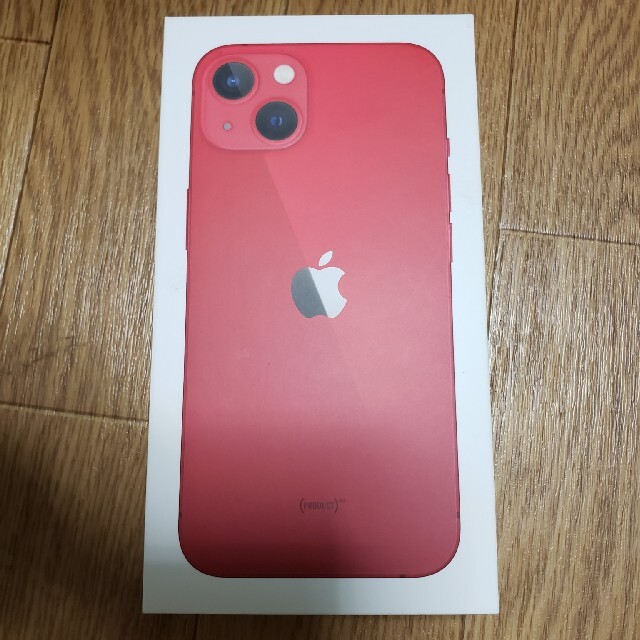 Apple(アップル)の【新品未開封】iPhone13 256GB SIMフリー(Red)  スマホ/家電/カメラのスマートフォン/携帯電話(スマートフォン本体)の商品写真