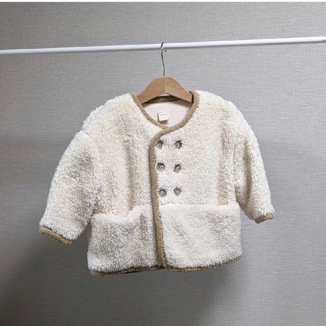 petit main(プティマイン)のthe beige / ボアコート キッズ/ベビー/マタニティのキッズ服男の子用(90cm~)(コート)の商品写真