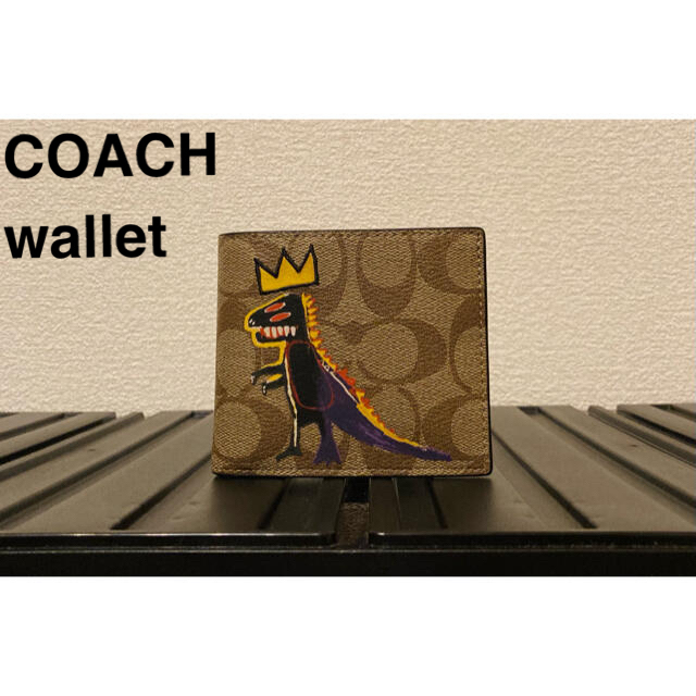 COACH × Basquiat Folded wallet