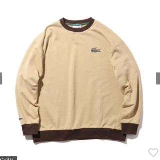 ビームス(BEAMS)のLACOSTE × BEAMS / 別注 2トーン クルー スウェット(スウェット)