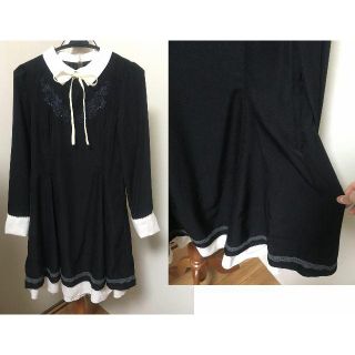 アクシーズファム(axes femme)の【hiyo様専用】axes femme　ワンピース（黒）(ミニワンピース)