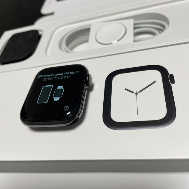 【美品】Apple Watch 4 ステンレススチール44mm セルラーモデル