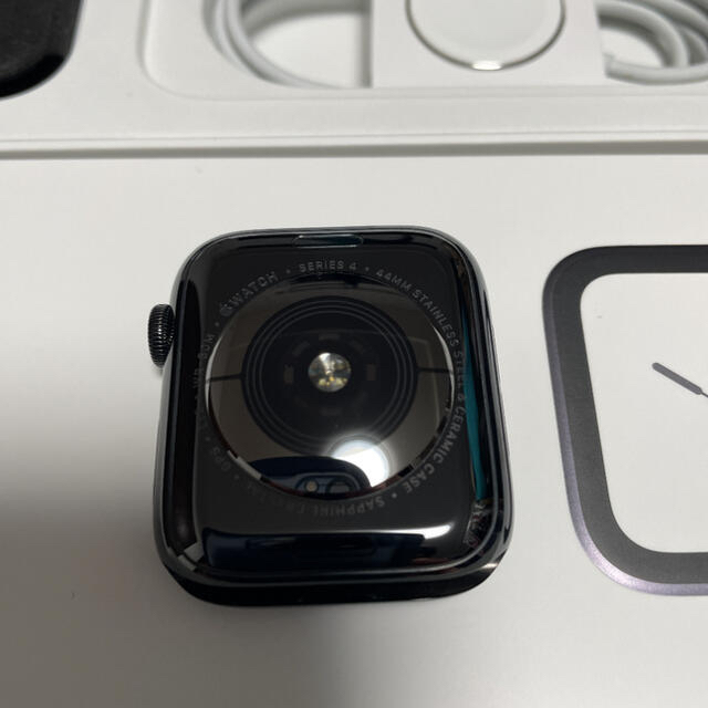 【美品】Apple Watch 4 ステンレススチール44mm セルラーモデル