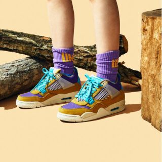 シュプリーム(Supreme)のAJ4  SCHEME SOCKS UNION ユニオン ソックス 靴下(ソックス)