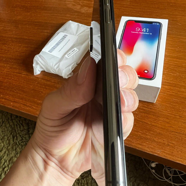 iPhone x 256GB 美品　スペースグレー 4