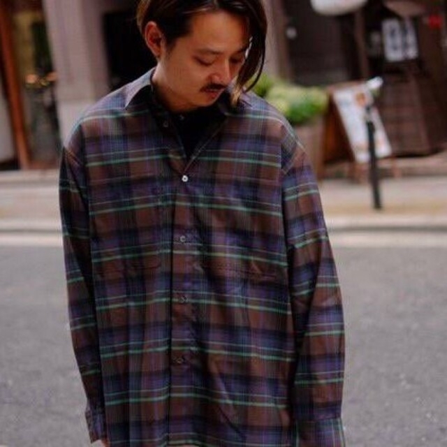 オーラリー super light wool check shirt サイズ5 - nghiencuudinhluong.com