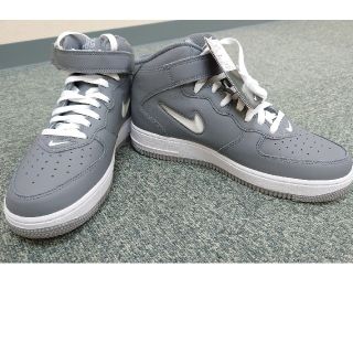 ナイキ(NIKE)のNIKE AIR FORCE 1 MID NYC Cool Grey(スニーカー)