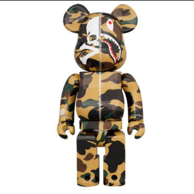A BATHING APE - MASTERMIND VS BAPE(R) BE@RBRICK 1000% 新品