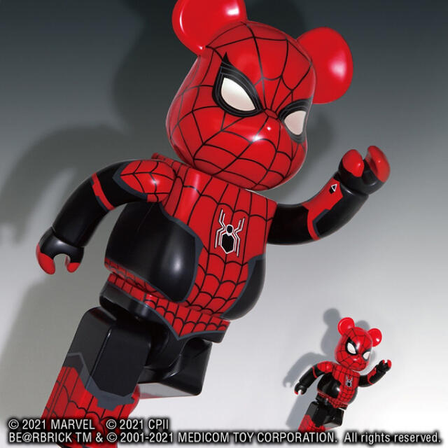 MEDICOM TOY(メディコムトイ)のスパイダーマン　BE@RBRICK エンタメ/ホビーのフィギュア(アメコミ)の商品写真