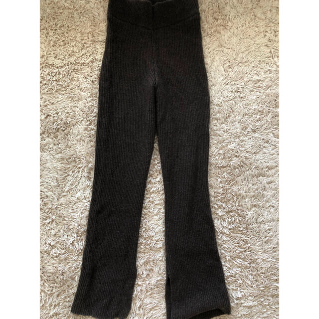 Gypsohila knit pants ジプソフィア ニットパンツ ブラウン