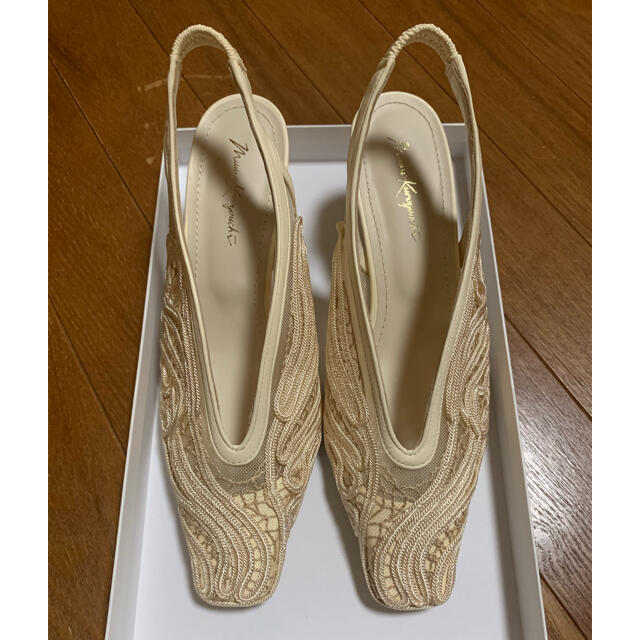 mame kurogouchi コード刺繍パンプス | tspea.org