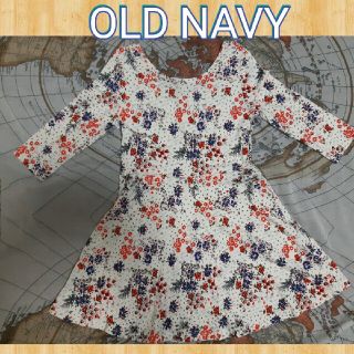 オールドネイビー(Old Navy)のOLD NAVY 花柄 ワンピース(ワンピース)