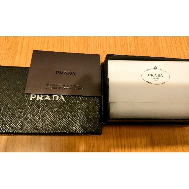 財布プラダ PRADA 三つ折財布 1MH021 NERO/IBISCO　本物