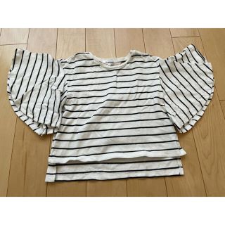 グローバルワーク(GLOBAL WORK)のグローバルワーク キッズ ボーダーカットソー ガールズ M（100〜110）(Tシャツ/カットソー)