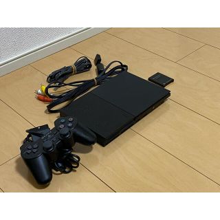 プレイステーション2(PlayStation2)のプレイステーション2 セット SCPH-90000 ブラック ps2(家庭用ゲーム機本体)