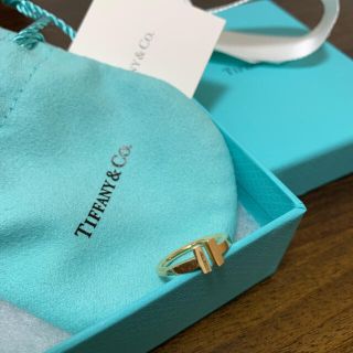 ティファニー(Tiffany & Co.)のティファニーTワイヤーリング18K ローズゴールド　7号(リング(指輪))