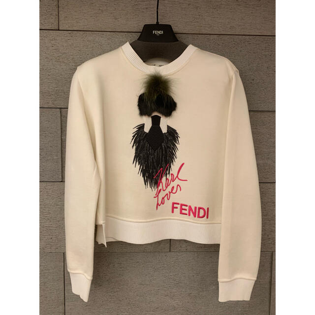 FENDI(フェンディ)のFENDI♡ Karl Lagerfeldミンクスウェット レディースのトップス(トレーナー/スウェット)の商品写真