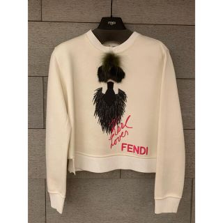 フェンディ(FENDI)のFENDI♡ Karl Lagerfeldミンクスウェット(トレーナー/スウェット)