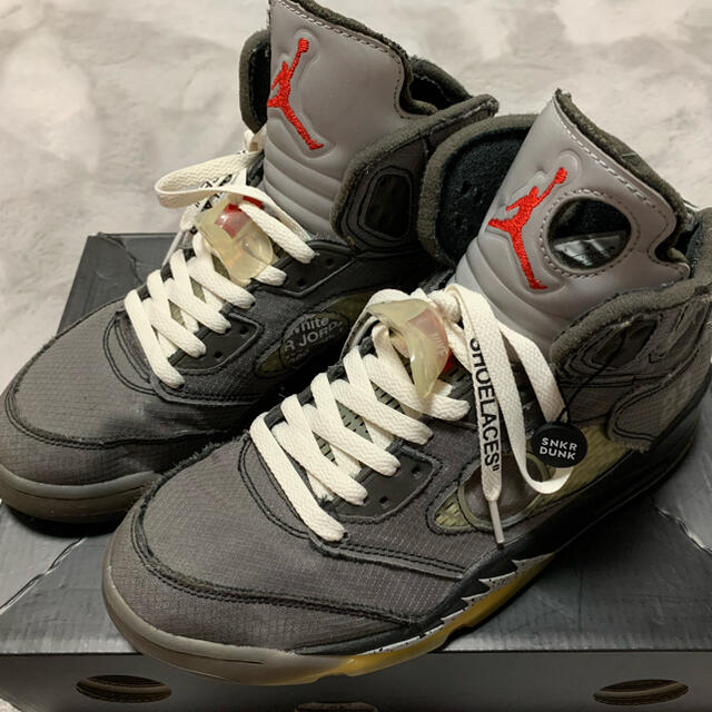 NIKE AJ5 off-white オフホワイト　jordan5 ナイキ靴/シューズ