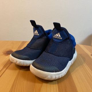 アディダス(adidas)のアディダス　キッズ　１４センチ　ブルー(スニーカー)