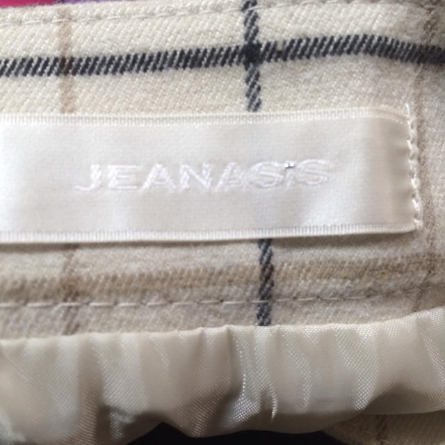 JEANASIS(ジーナシス)のジーナシス チェックコクーンスカート レディースのスカート(ひざ丈スカート)の商品写真