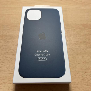 アップル(Apple)のAPPLE MagSafe iPhone13 シリコーンケース/アビスブルー(モバイルケース/カバー)