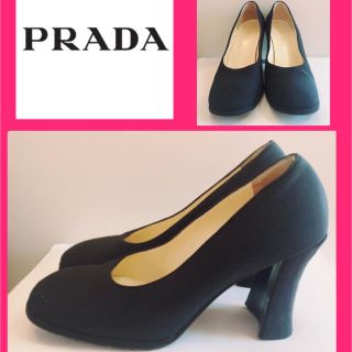 プラダ(PRADA)のプラダ♡ヴィンテージ♡クラシックパンプス ブラック♡(ハイヒール/パンプス)