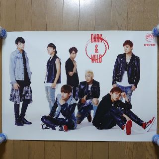 ボウダンショウネンダン(防弾少年団(BTS))のBTS DARK & WILD サイン会限定 ポスター(アイドルグッズ)