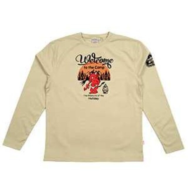 TEDMAN(テッドマン)のﾃｯﾄﾞﾏﾝ/ﾛﾝT/ﾍﾞｰｼﾞｭ/TDLS-343/ｶﾐﾅﾘﾓｰﾀｰｽ メンズのトップス(Tシャツ/カットソー(七分/長袖))の商品写真