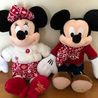 ディズニー(Disney)の期間限定値下げ　ディズニー ぬいぐるみ ミッキー&ミニー 2015年クリスマス(ぬいぐるみ)