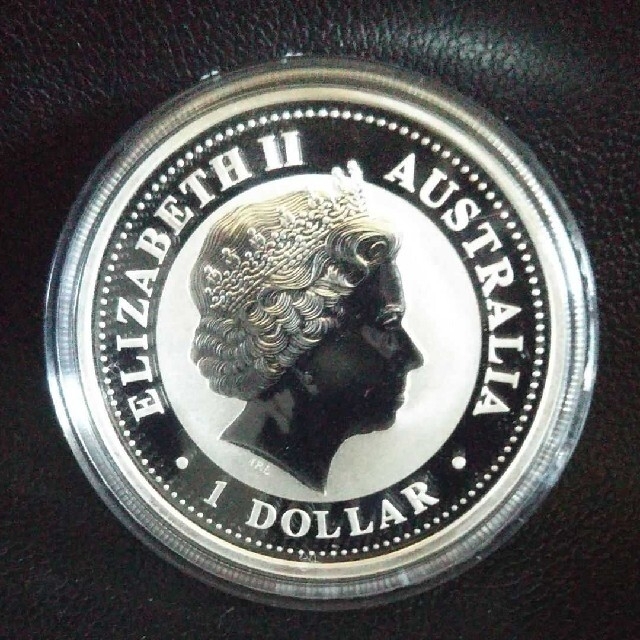 希少 2005年 金メッキ ワライカワセミ 純銀 1オンス銀貨