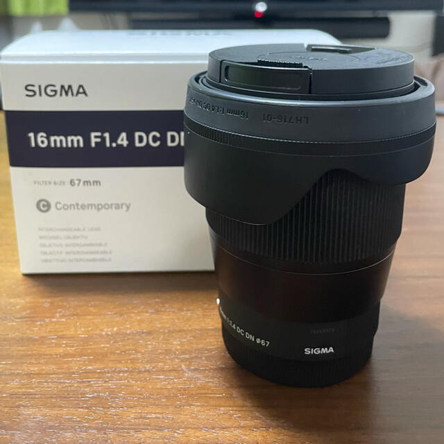 SIGMA(シグマ)のSIGMA 16mmF1.4 canon EF-M mount スマホ/家電/カメラのカメラ(レンズ(単焦点))の商品写真