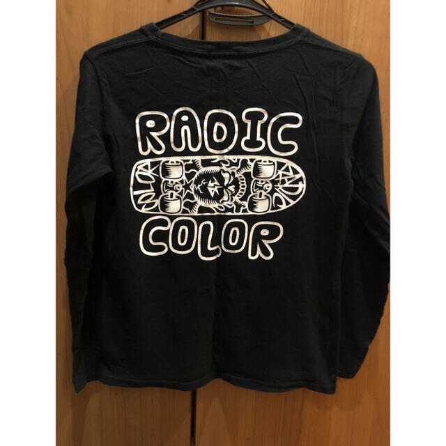 RADICCOLOR ブラック　ロンT ロゴ T 長袖 レディースのトップス(Tシャツ(長袖/七分))の商品写真