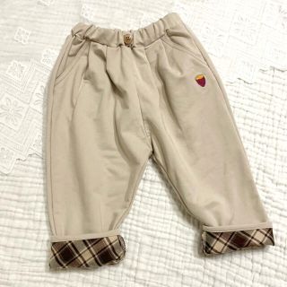 シマムラ(しまむら)の【新品未使用】しまむら ミモランド チェックパンツ 90サイズ(パンツ/スパッツ)