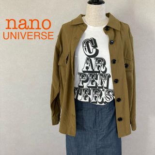 ナノユニバース(nano・universe)のナノユニバース ワークシャツ オリーブグリーン(シャツ/ブラウス(長袖/七分))