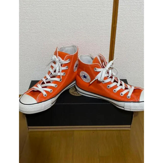 CONVERSE(コンバース)のconverse ALL STAR 100 ANTIWET Z HI オレンジ レディースの靴/シューズ(スニーカー)の商品写真