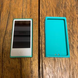 アップル(Apple)のブルー様専用　iPod nano 第7世代　16G グリーン(ポータブルプレーヤー)