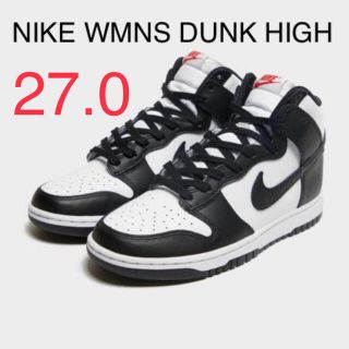 ナイキ(NIKE)のNIKE WMNS DUNK HIGH "BLACK AND WHITE"(スニーカー)