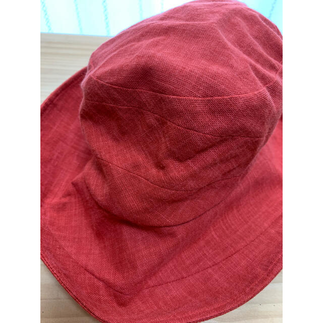 KENZO(ケンゾー)のKENZO帽子　朱赤色　ハット レディースの帽子(ハット)の商品写真