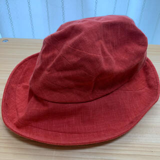ケンゾー(KENZO)のKENZO帽子　朱赤色　ハット(ハット)