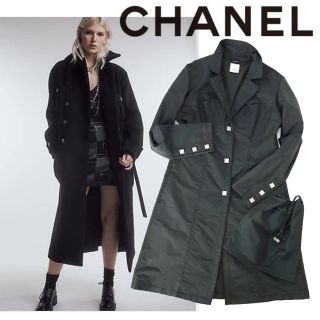 シャネル(CHANEL)の美品　レア　ヴィンテージ　シャネル　ライトコート　ジャケット　スポーツライン(ロングコート)