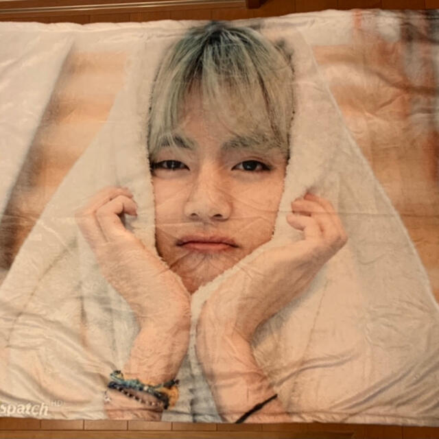 BTS V テテ テヒョン ブランケット サイズ大きめ