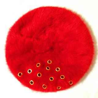 クレアーズ(claire's)の赤いベレー帽(ハンチング/ベレー帽)