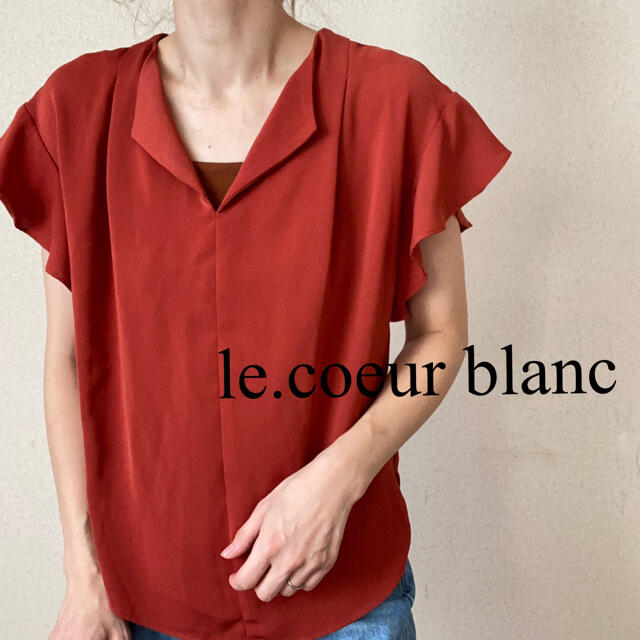 le.coeur blanc(ルクールブラン)のle.coeur blanc ブラウス レディースのトップス(シャツ/ブラウス(半袖/袖なし))の商品写真