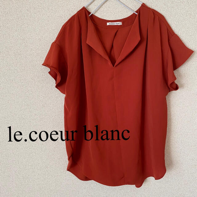 le.coeur blanc(ルクールブラン)のle.coeur blanc ブラウス レディースのトップス(シャツ/ブラウス(半袖/袖なし))の商品写真